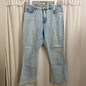 Loft High Waisted Kick Crop Jeans